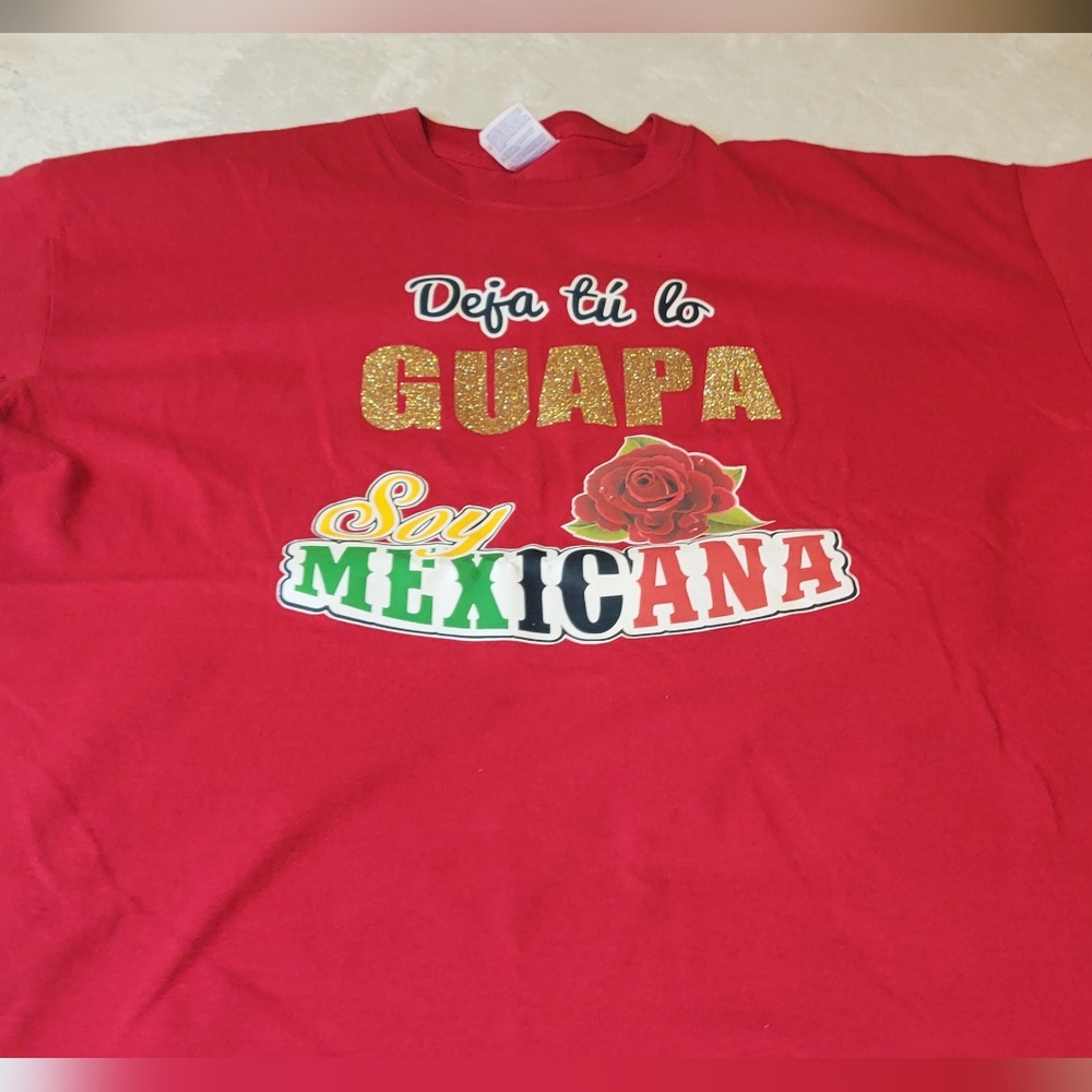 Custom Mexican shirt Size XL worn twice excellent condition 👌